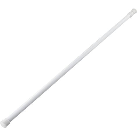 Barre de tension télescopique pour armoire et salle de bain Longueur réglable Aucun outil nécessaire (60-110 cm) (1/5)
