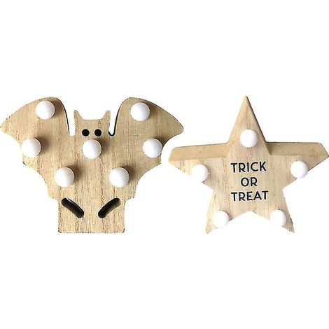 Lot de 2 lampes LED pour décorations d'Halloween (1/3)