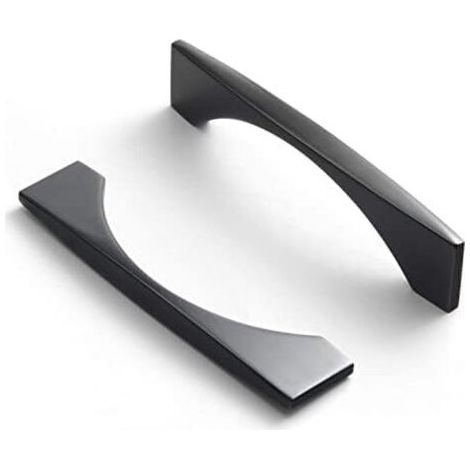 8pcs poignee de meuble cuisine noir poignée meuble poignée meuble noir en T Bar poignée de porte Hole distance 160mm (1/4)