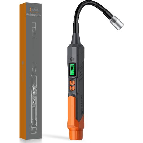 Détecteur de Fuite de Gaz Stylo avec Sonde Flexible 10 cm – Détection Rapide de Gaz Combustible Méthane Propane Butane Éthanol – Alarme Sonore et Visuelle, Testeur de Gaz Portable pour Maison (1/5)