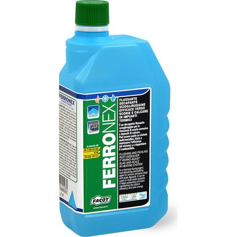 Ferronex prodotto decapante, sciogliruggine per la rimozione di scorie corrosive e ossidi superficiali - flacone da 1 litro