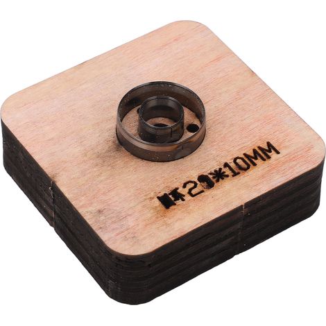 Découpe Cuir Emporte-Pièce 20x10mm Forme Anneau Cercle Outil de Poinçonnage Moule Artisanal pour DIY (1/5)