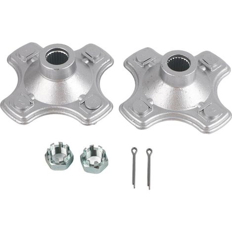 Essieu arrière moyeu de roue en métal 4 goujons moyeu de jante pour TRX420FE TRX420FM RANCHER 420 4X4 (1/5)