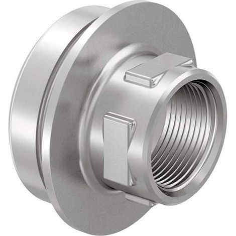 RACCORD FEMELLE RS RP1/2'' FT-RS2 AVEC DOUILLE À PRESSION, BUTÉE, CODE COULEUR ET TÉMOIN DE SÉCURITÉ, FABRIQUÉ EN LAITON NICKELÉ,