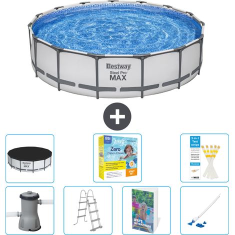 Bestway Steel Pro MAX Rund - 457x122 cm - 8-teilig S544