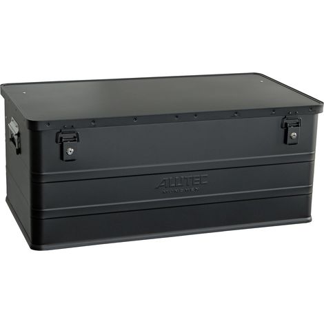 ALUTEC Aluminiumbox Classic 142 Schwarz, 142 ltr., (LxBxH) 870 X 460 X 355 mm
