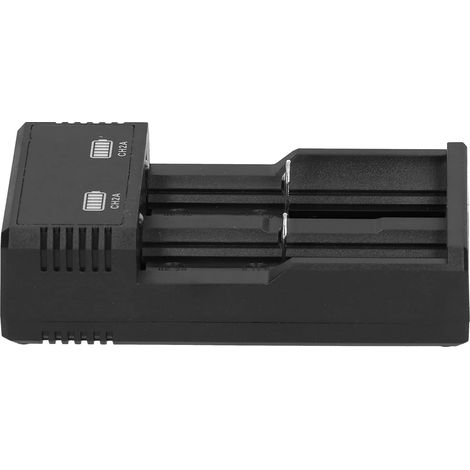 Chargeur de Batterie, Conception de Fente de Charge à Grande Vitesse Base de Charge de Batterie Universelle pour Batterie au Lithium 18500 26650 (1/5)
