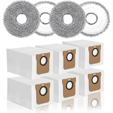 Dust bags and cleaning cloths for L10S Ultra, L10 Prime and L20 Ultra vacuum cleaners, 6 vacuum cleaner bags and wet mop cleaning cloths - AquaForge (1/5)