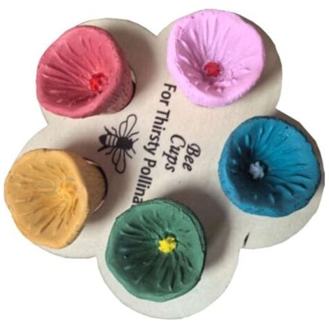 Abreuvoirs pour abeilles, gobelets de jardin, mini-gobelets pour ruchers. (5 couleurs) - AquaForge (1/5)