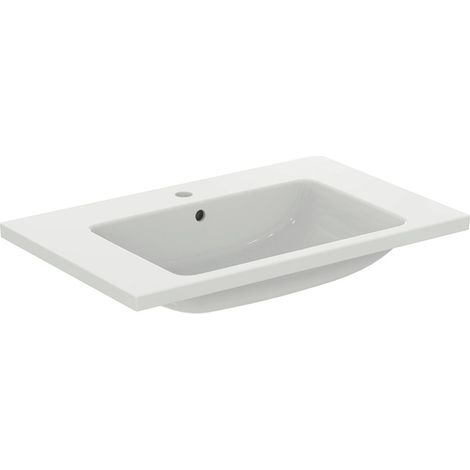Meuble lavabo i.life B 1Ha. avec meuble 810x510x180mm blanc avec IdealPlus