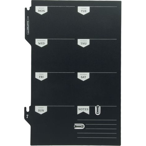Ardoise murale SILHOUETTE 'Calendrier hebdomadaire'