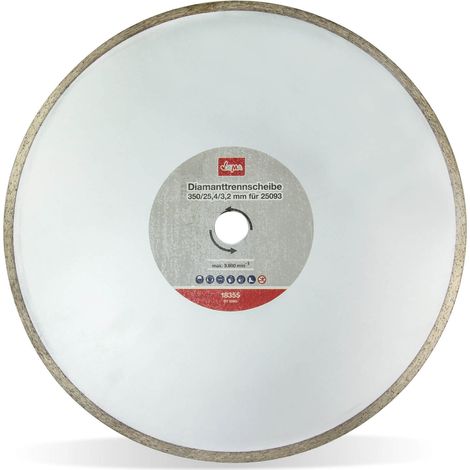 Diamant Trennscheibe 350/25,4/3,2mm für Steinsäge Steintrennmaschine Fliesensäge (1/3)
