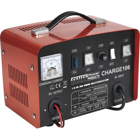 Sealey Battery Charger 8A 12/24V 230V CHARGE106 (1/4)