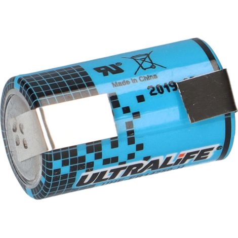 Ultralife Lithium 3,6V Batterie U-Lötfahne - LS14250 - 1/2 AA - UHE-ER14250 Li-SOCl2 (1/5)