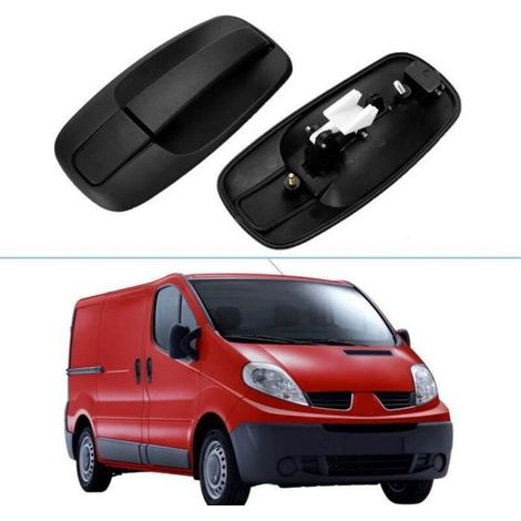 Poignée de porte arrière Poignée de porte intérieure arrière noire gauche droite universelle pour Renault Trafic HB015 21 (1/4)