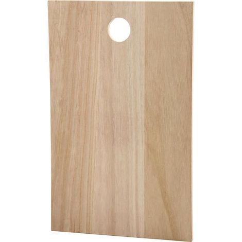Planche en bois - réf 57461 - Bois clair - Trou de suspension - Multi-usage