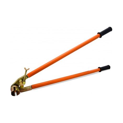 Edma – Pince à plier les crochets de gouttières – Tête en fonte zinguée malléable – Tuyaux d'acier – Longueur 810 mm