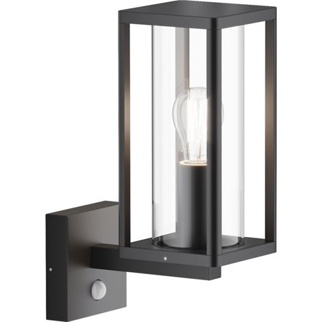 Maytoni Cell PIR Applique murale d'extérieur graphite IP65 1xE27