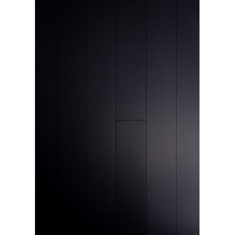Naturasol – Parquet massif bambou haute pression noir – Résistant à l'humidité – Largeur 13 cm – Longueur 1850 mm – Finition vernie mate