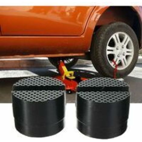 Support Cric Universale in Gomma per Auto, Protezione Sottoscocca durante Sollevamento, Modello Standard (1/3)