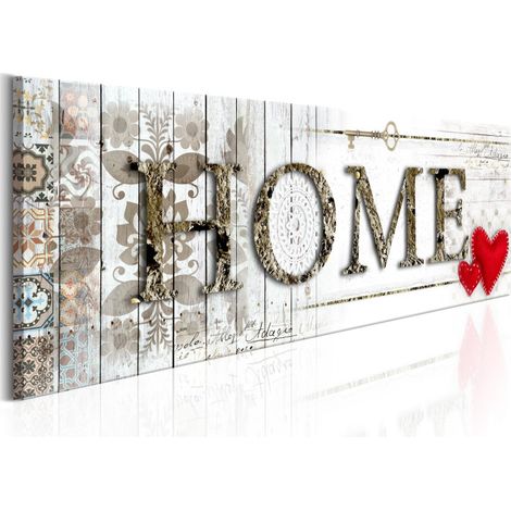 Tableau Imprimé "Stylish Home" 40 x 120 cm (1/2)