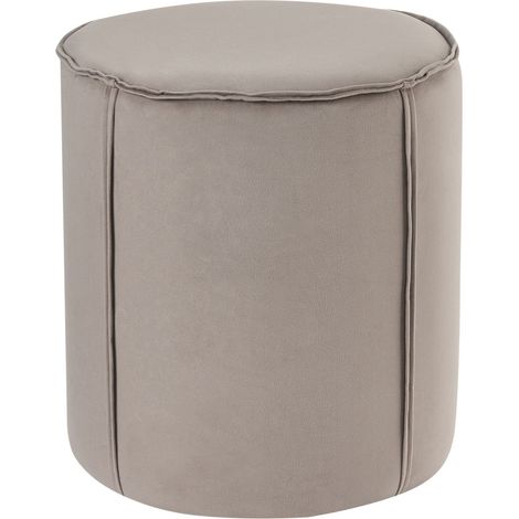 Pouffe SEDONA Velvet Taupe (1/5)