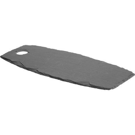 NATURSCHIEFERTABLETT rechteckig schwarz 45x18 cm (1/4)