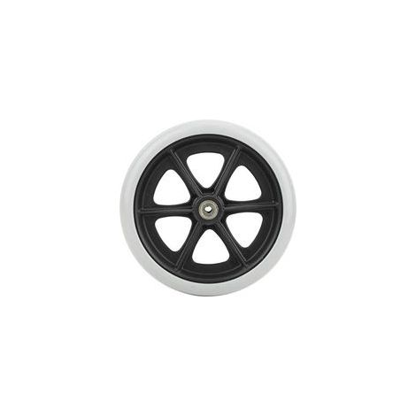 Roues avant de fauteuil roulant de 8 pouces, Remplacement Universel De roues en TPR antidérapantes désactivées, accessoires de fauteuil roulant