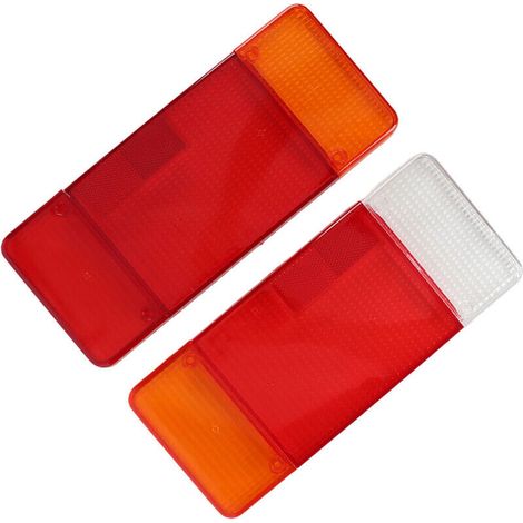 Paire de botier de feu arrière de camion couvercle gauche droit rouge Orange blanc remplacement pour Iveco Eurocargo Daily (1/4)