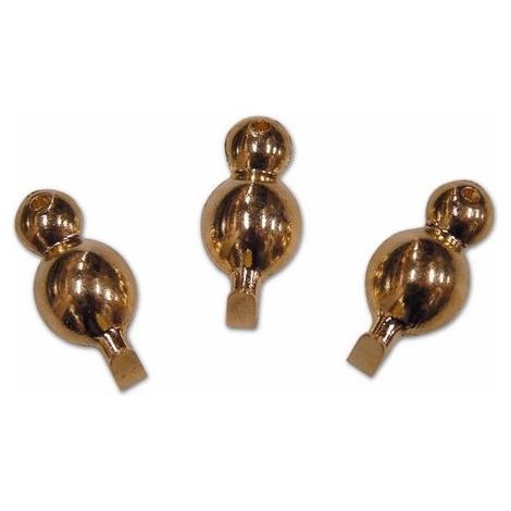 Gancio Ganci per Quadri mod. Omino tipo Piccolo 13x30 mm colore Oro bl.5Pz (1/2)