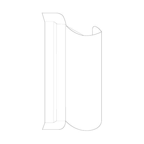 Cache bras compas nt k - Finition : Anodisé F9 R01.3 - ROTO