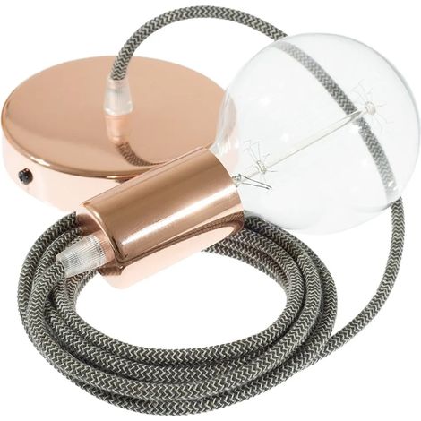 Pendelleuchte creative-cables rd74 zigzag 105W 20x20x20 cm (1/3)