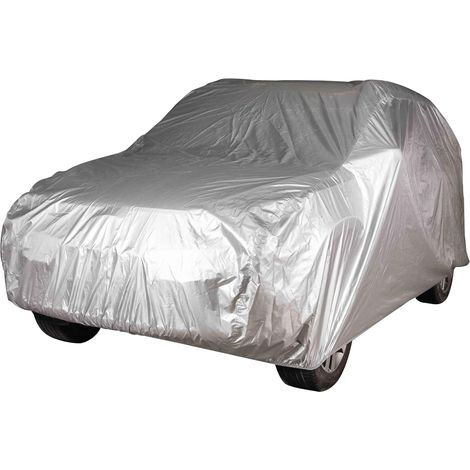 Housse De Voiture SUV - 1 Pièce - Oxford 150D - Imperméable Et Anti-UV - Protection Extérieure - 482x195x145cm Argent (1/3)
