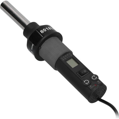 Pistolet thermique électronique portable pour soudure, réglable avec prise EU 250V