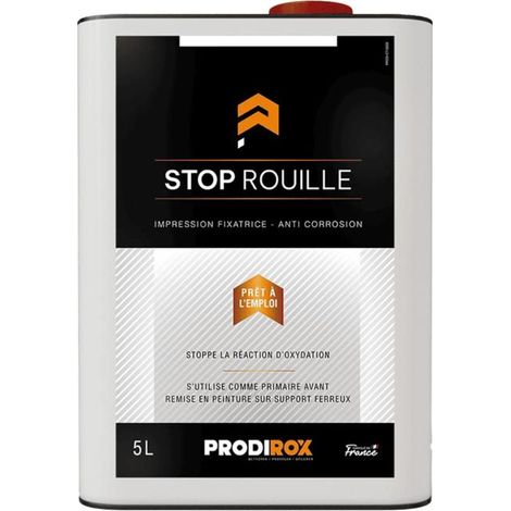 Additif antirouille - PRODIROX STOP ROUILLE - Incolore - Finition satinée - Pour peintures en phase solvant (1/3)