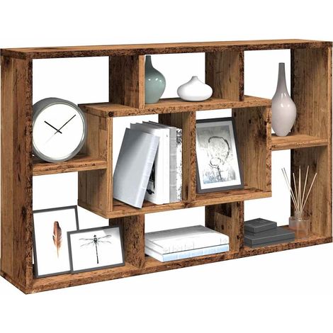 Wandregal Altholz 85x16x52,5 cm Holzwerkstoff (1/5)