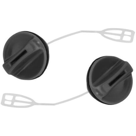Lot de 2 bouchons de réservoir pour tronçonneuse HUSQVARNA 340 345 346 350 353 362 365 371 – Nylon durable – Remplacement de haute qualité (1/5)