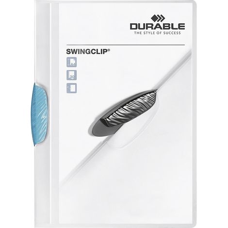Klemmmappe Swingclip mittelblau