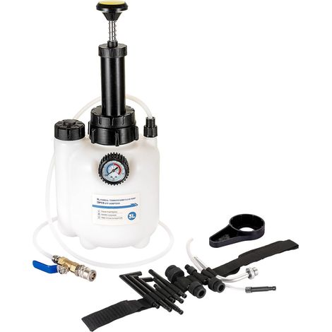 3L Pompe à Liquide de Transmission, Manuelle Pompe à Huile, Outil de Pompe de Transfert de Fluide, Système de Remplissage d'huile avec 12PCS Adaptateurs (1/5)