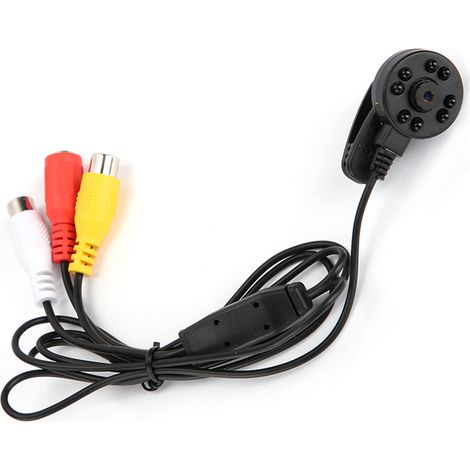 Mini-HD-Infrarot-Überwachungskamera mit 8 LEDs, Audio und Video. (1/5)