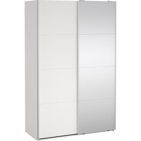 Bergamo Schiebetürenschrank 2 Türen 140x220cm weiß. (1/5)