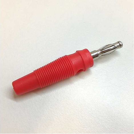 Adattatore di sicurezza 4mm rosso