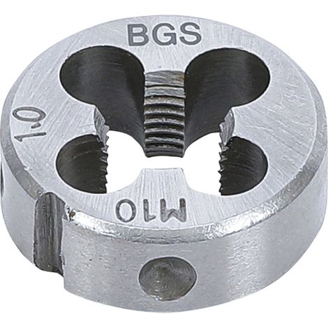 BGS Gewindeschneideisen M10 x 1,0 x 25 mm