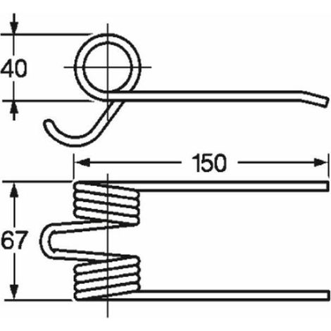 Dente pick-up adattabile Gallignani 8876437 filo 5