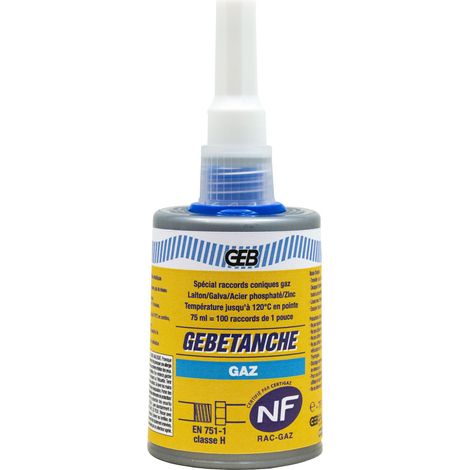 Résine anaérobie GEBETANCHE gaz Flacon 50ml (1/2)