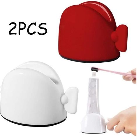 HONORNIC - Presse à dentifrice,Presse-Tube Vide Roulant,Distributeur de Pâte,Presse-teinture capillaire,Extrudeuse de Pigments,pour colles,2pcs
