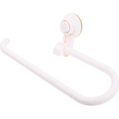 Porte-serviettes à ventouse moderne pour douche, porte-papier toilette, porte-gants de toilette et porte-serviettes pour salle de bain et cuisine (1/2)
