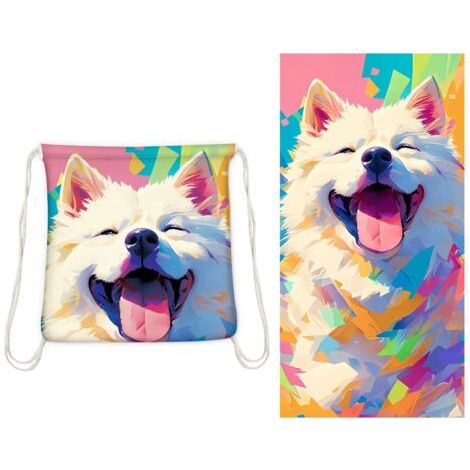 Serviette de piscine à séchage rapide, serviette de plage 2 en 1 Serviette de camping absorbante se replie dans un sac - Sac de rangement, pliable, 80 x 160 cm, convient pour la piscine, la salle de (1/5)