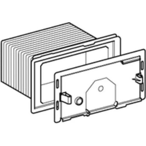 Boitier pour poussoir de bâti ALLIA QFX