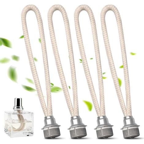 Mèches de Lampe à Huile – Mèches Catalytiques avec Brûleur Compatibles avec Lampe Berger et Toutes Les Lampes Catalytiques diffuseurs d’aromathérapie pour Maison et Bureau (Argent) (18mm4PC) (1/5)